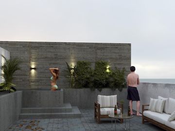 ESTUDIO CON BALCÓN EN PLAYA DEL CARMEN. PREVENTA.
