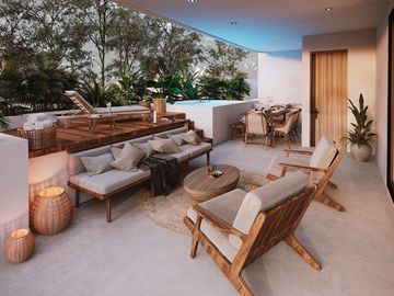 DEPARTAMENTO DE UNA RECAMARA CON JARDIN ELEVADO