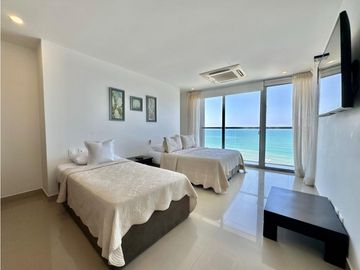 APARTAMENTO EN VENTA EN CARTAGENA PARA RENTAS CORTAS CON VISTA AL MAR