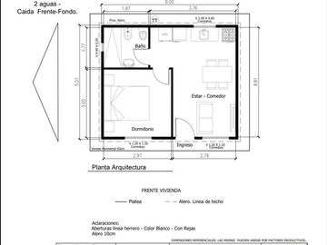 VENTA casa dos ambientes 30m2 Abedules Bariloche