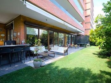 Hermoso Depto. con jardín Las Condes