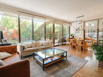 Hermoso Depto. con jardín Las Condes
