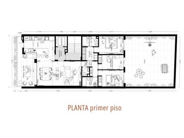 Departamento en  venta, piso exclusivo de 3 dormitorios, Piso 1 con patio, Moreno 500 en Zona Rio