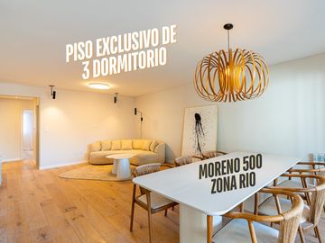 Departamento en  venta, piso exclusivo de 3 dormitorios,Piso 3,  Moreno 519 en Zona Rio, Centro de Rosario