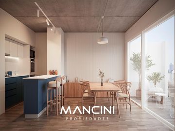 Departamento en venta de 1 ambiente con balcón al frente