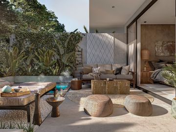 DEPARTAMENTO CON JARDIN Y ALBERCA