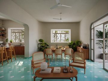 Venta de Casa en Conjunto Residencial de Lujo en Itzimná con piscina