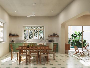 Venta de Casa en Conjunto Residencial de Lujo en Itzimná con piscina