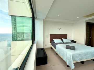 En venta suite vista al ciudad Edf. Poseidon cerca cc La Cuadra.
