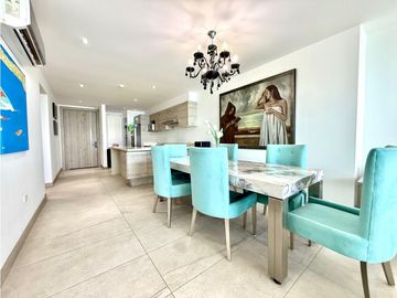 Venta departamento vista al mar edf Mykonos cerca cc la Cuadra.