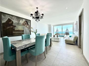 Venta departamento vista al mar edf Mykonos cerca cc la Cuadra.