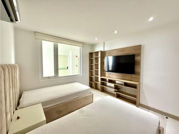 Venta departamento vista al mar edf Mykonos cerca cc la Cuadra.