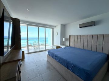 Venta departamento vista al mar edf Mykonos cerca cc la Cuadra.