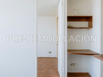 Pie en 60 cuotas. Venta Depto. 1 Dormitorio/1B + Est - Santiago