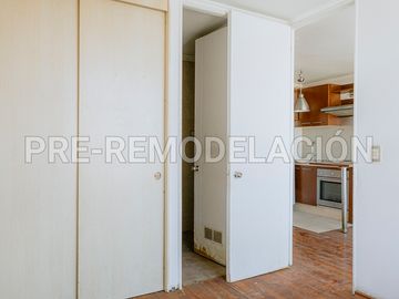 Pie en 60 cuotas. Venta Depto. 1 Dormitorio/1B + Est - Santiago