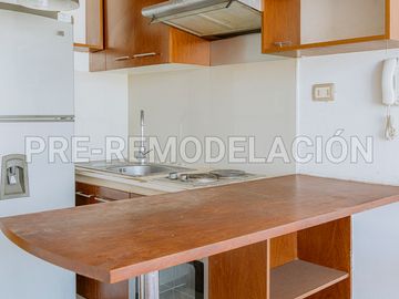 Pie en 60 cuotas. Venta Depto. 1 Dormitorio/1B + Est - Santiago