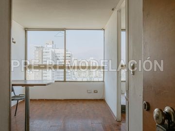 Pie en 60 cuotas. Venta Depto. 1 Dormitorio/1B + Est - Santiago