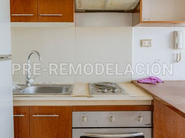 Pie en 60 cuotas. Venta Depto. 1 Dormitorio/1B + Est - Santiago
