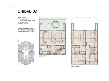 Departamento tipo DUPLEX 4 amb  - URBANA - Lomas de San Isidro