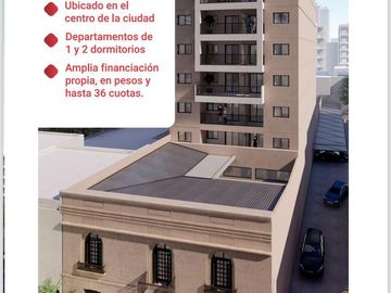CENTRO* DEPTO 1 DORM C/BALCON - ENTREGA 2025