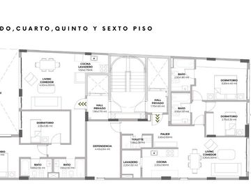 Le Grand: Departamento de 3 ambientes en venta  - Palermo Chico