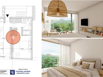 VENDE Departamento Villa La Angostura 60.9m2 M1 D2 Complejo Balcón de la Bahia, Manzano