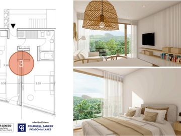 VENDE Departamento Villa La Angostura 60.9m2 M1 D2 Complejo Balcón de la Bahia, Manzano