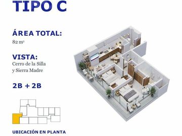 Departamento en el Centro de Monterrey