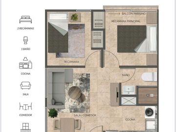Venta de departamento en Álbar, Vive, Crece, Invierte