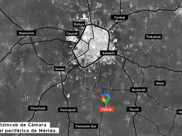 Rancho en Tecoh Yucatan, con casa, en venta