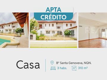 VENTA CASA CON PILETA, B° SANTA GENOVEVA, NEUQUÉN