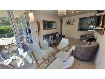 Venta depto amoblado 3D 1B 1E en Condominio Lomas de Papudo