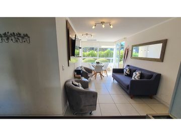 Venta depto amoblado 3D 1B 1E en Condominio Lomas de Papudo