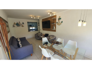 Venta depto amoblado 3D 1B 1E en Condominio Lomas de Papudo