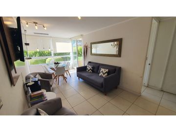 Venta depto amoblado 3D 1B 1E en Condominio Lomas de Papudo