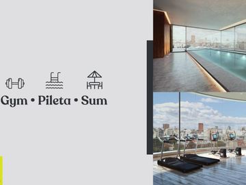 Departamentos 1 y 2 Ambientes. A estrenar. San Cristobal. Cochera. Solarium