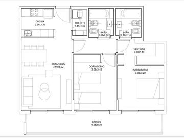 3 AMBIENTES / VENTA / PALERMO HOLLYWOOD CON COCHERA al frente