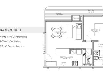 Departamento en pozo en venta en Victoria