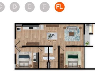 Pre-Venta departamento de 70.38 m2 en el corazón del centro de Monterrey