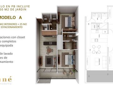 Departamento en venta en torre 2 Monné
