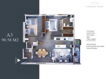 Departamentos en venta en Capital norte ETNIA TOWERS