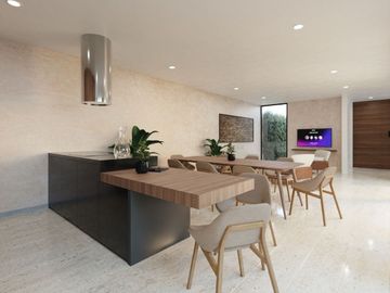 CASA DE UNA PLANTA DE TRES HABITACIONES EN PRIVADA MORERA, CHOLUL.