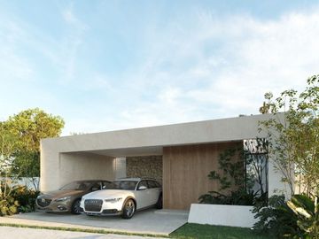CASA DE UNA PLANTA DE TRES HABITACIONES EN PRIVADA MORERA, CHOLUL.