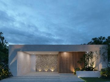 CASA DE UNA PLANTA DE TRES HABITACIONES EN PRIVADA MORERA, CHOLUL.
