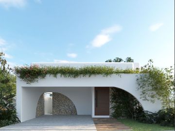 CASA EN PREVENTA DE TRES RECAMARAS, EN PRIVADA MORERA CHOLUL.