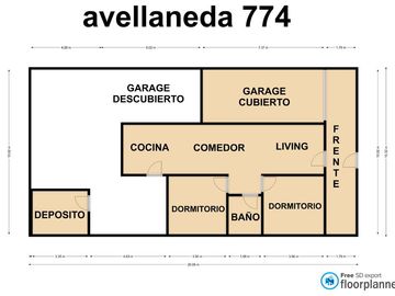 Casa en Monte Grande con cochera para 3 autos venta