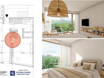 VENDE Departamento Villa La Angostura Duplex 64.80m2 M2 D10 Complejo Balcón de la Bahia,
