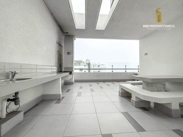 Concon Amplio Departamento 3D 2B Vista en Moderno Edificio