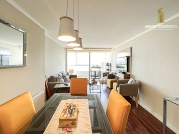 Concon Amplio Departamento 3D 2B Vista en Moderno Edificio