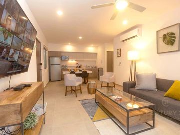 Inversión Perfecta: Hermoso Departamento Amueblado en el Corazón de Playa del Carmen P4366